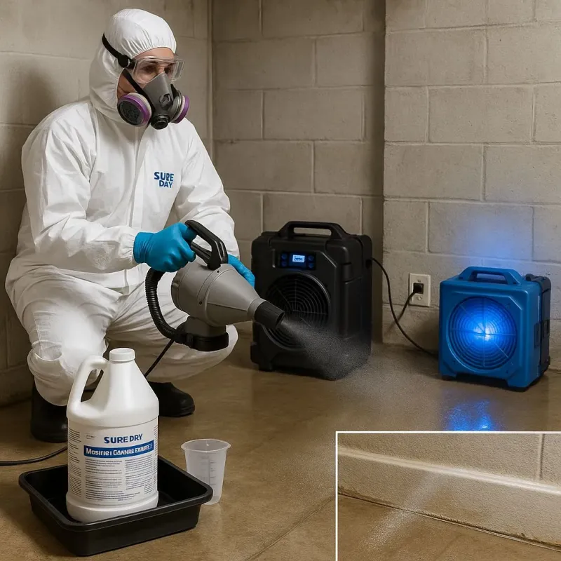Sanitization and Odor Removal process in Chesapeake, VA